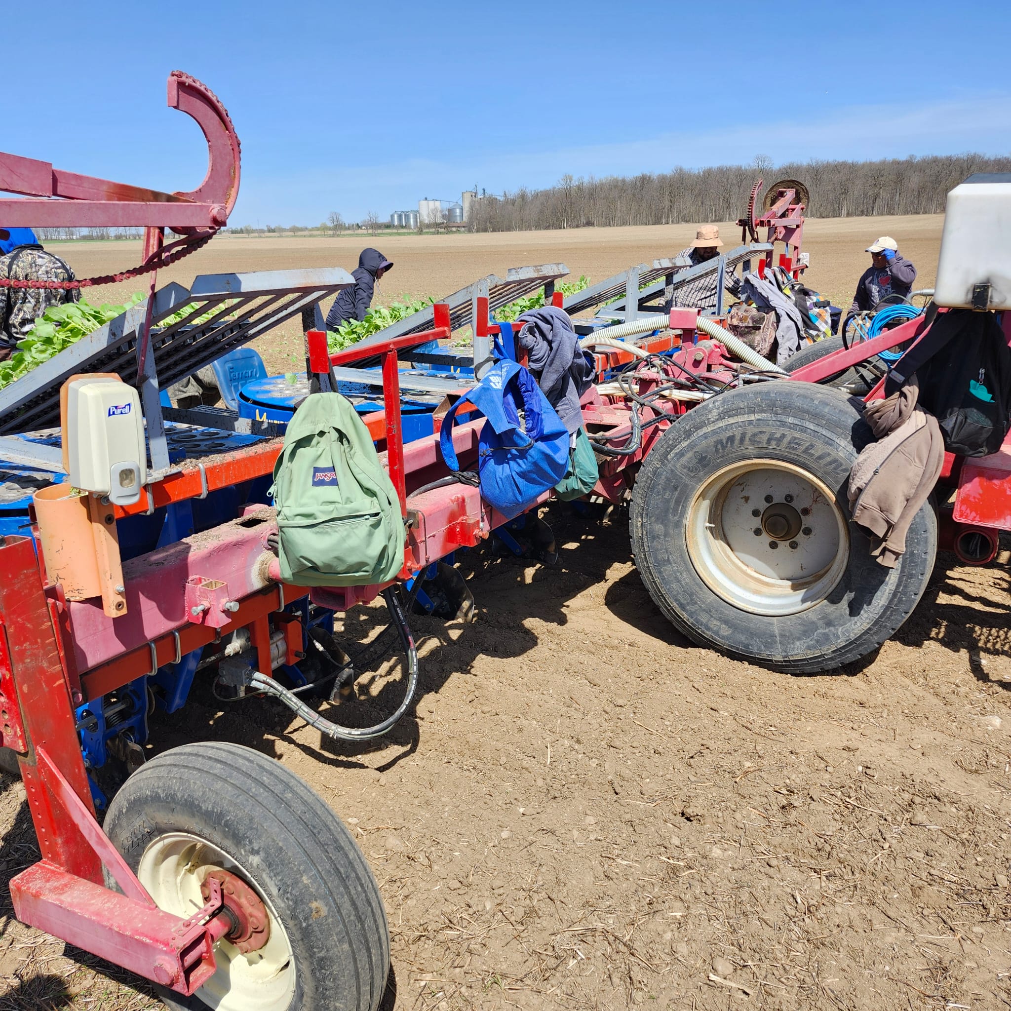 MULTIPLA Mechanical Transplanter 6 Row with Additional Seats and Tank for Fertilizer/Water - Image 3